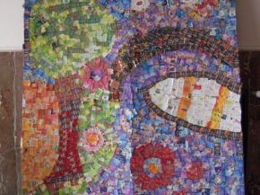 Tak vypadá náš obrázek, když je postavený.